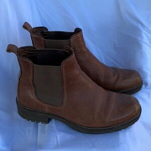 Ecco woman’s Rich Brown Leather Ankle Boots